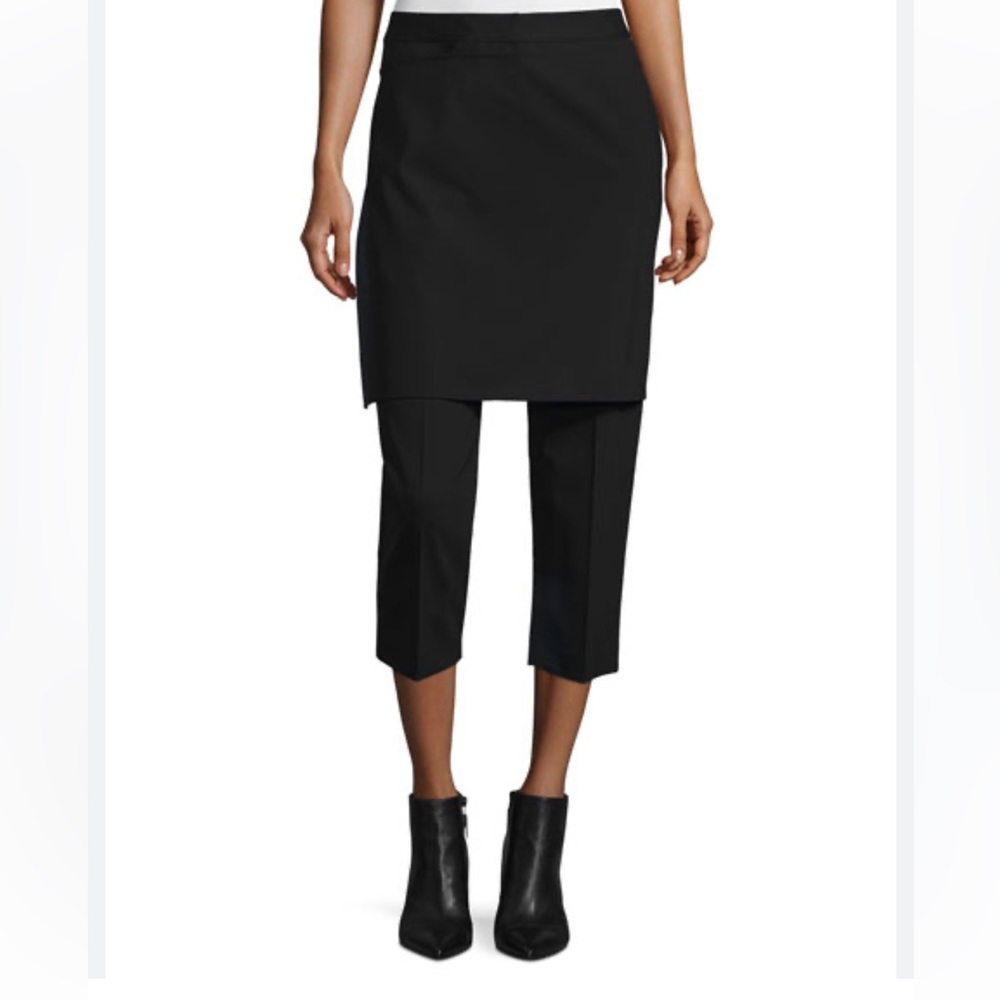 D&G Apron Cropped Pants black
